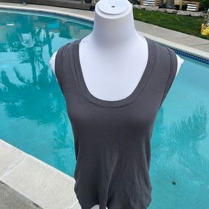 A new day | tank-top| gray | Size Large